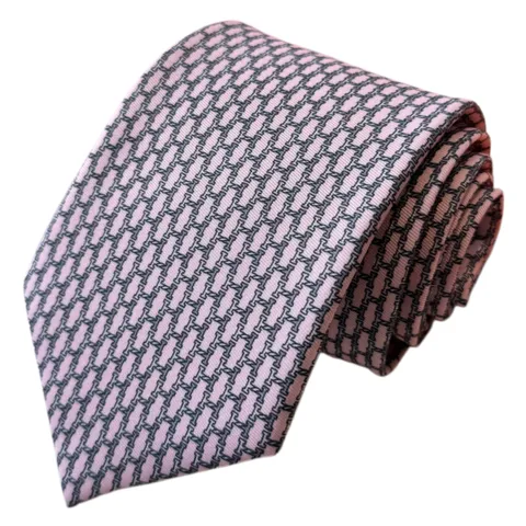 Hermes Tie - Lilac H Tie