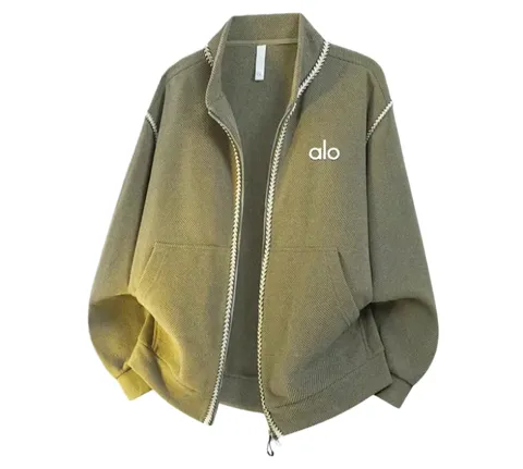 Alo Coat - Olive Zip Jacket