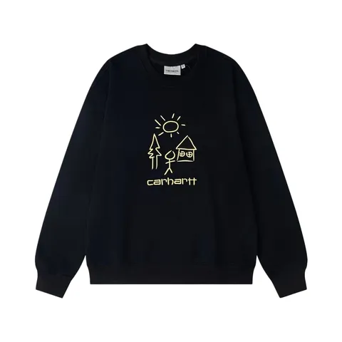 Carhartt Hoodie - Navy Graphic Crew