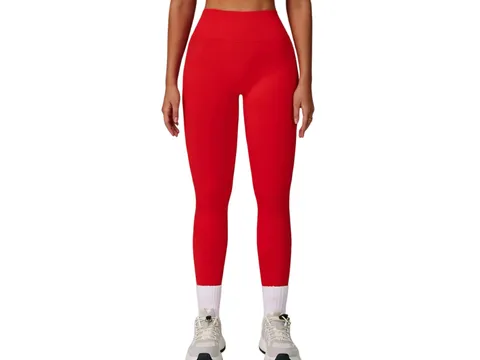Alo Pants - Red Leggings, Seamless