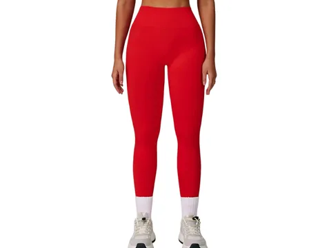 Alo Pants - Red Leggings, Seamless
