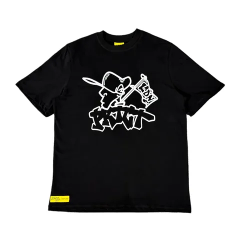 Protect Tee - Black Mascot Print