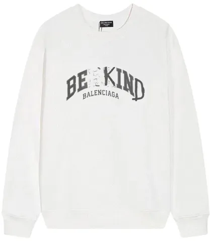 Balenciaga Hoodie - White Be Kind