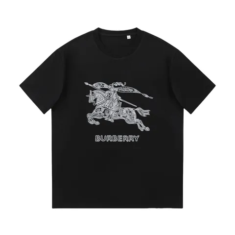 Burberry Tee - Black Knight Print