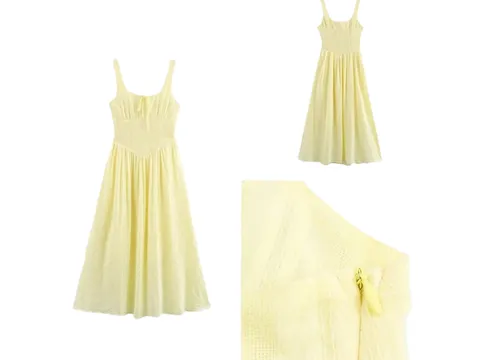 Zara Dress - Yellow Midi
