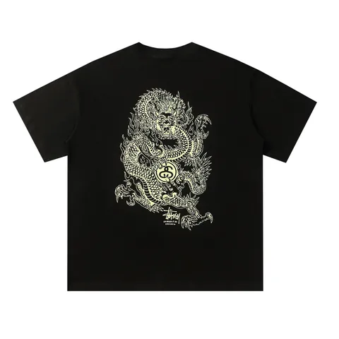 Stussy Tee - Black Dragon
