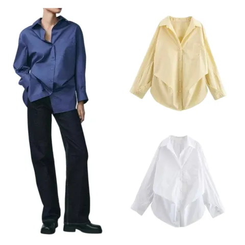 Zara Shirt - Oversized Multi-Colour