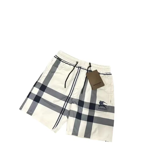 Burberry Shorts - White Check
