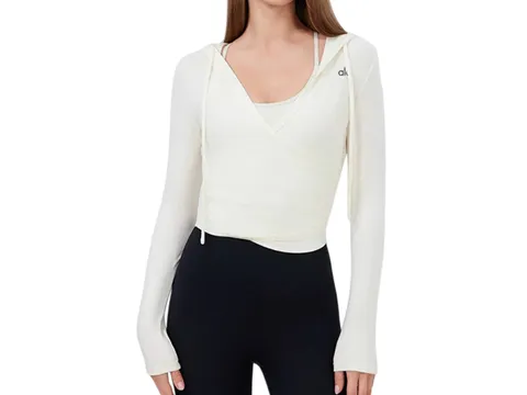 Alo Long Tee - Cream Wrap