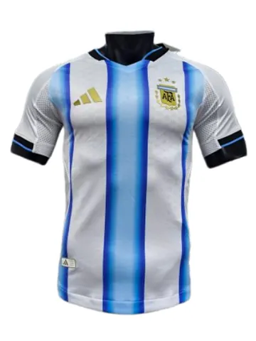 2526 Season Argentina Special Edition Player Jersey - Sky Blue & White Stripe
