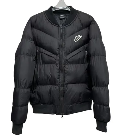 Nike Quilted Jacket - Black Bomber Puffer