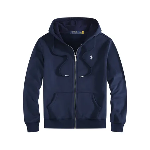 Ralph Lauren Hoodie - Navy Zip Hoodie