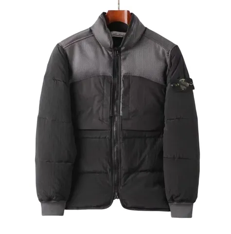 Stone Island Quilted Jacket - Black Hybrid