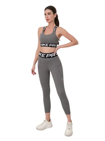 Nike Set - Grey Pro Bra & Leggings