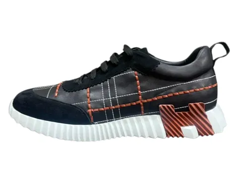 Hermes Bouncing Sneakers - Black & Orange
