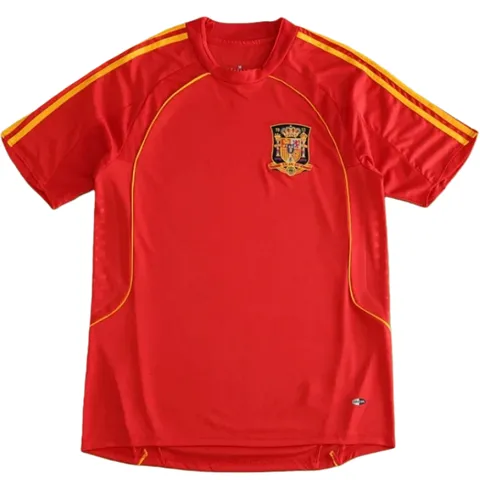 2008 season Spain home retro Fan version