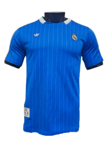2526 Season Real Madrid Blue Casual Player Jersey