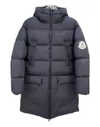 Moncler Down Jacket - Navy Long Hooded