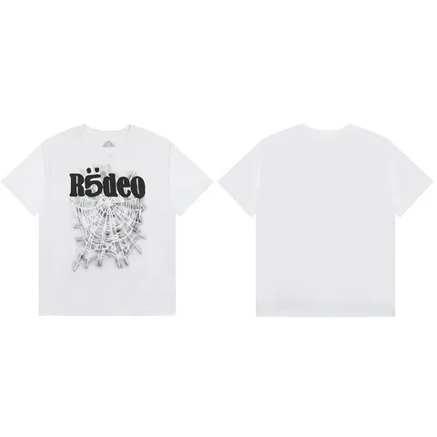 Sp5der Tee - White Rodeo Print