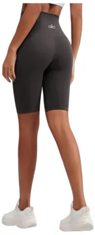 Alo Short - Black Biker, High-Waist II