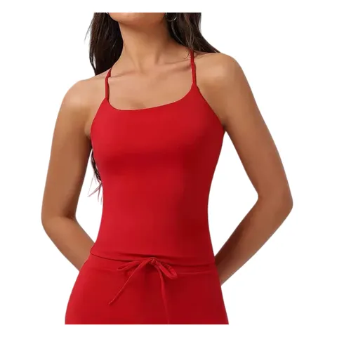 Alo Vest - Red Strappy Tank