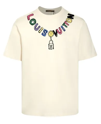 Lv Tee - Cream Chain Logo