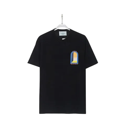 Casablanca Tee - Black Pocket Arch
