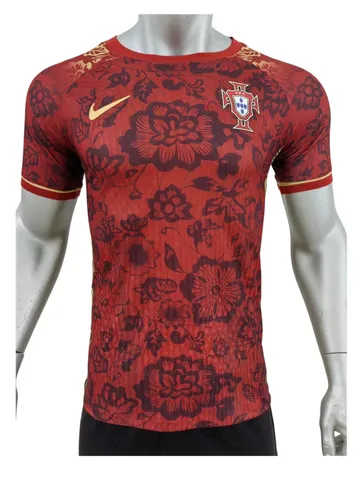 Portugal Special Edition Jersey Player Version - Red Floral