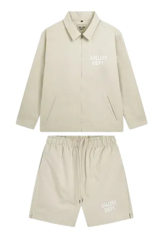 Gallery Dept Set - Cream Jacket & Shorts