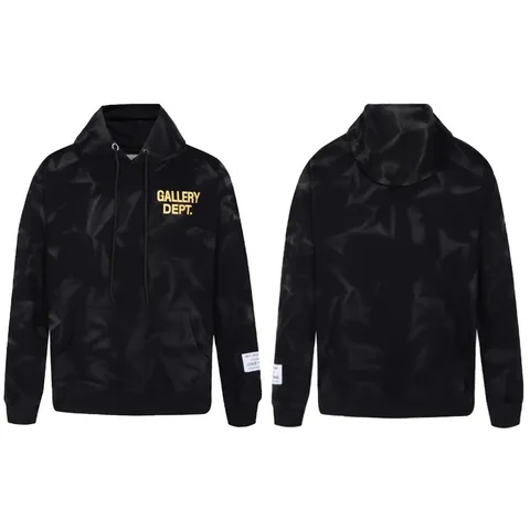 Gallery Dept Hoodie - Black Camo Logo