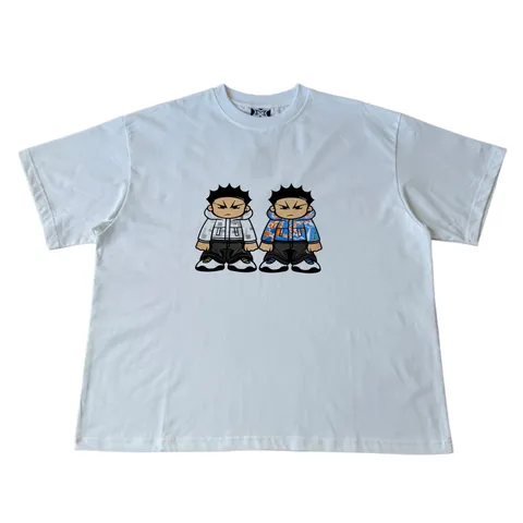 Mertra Tee - White Character Print