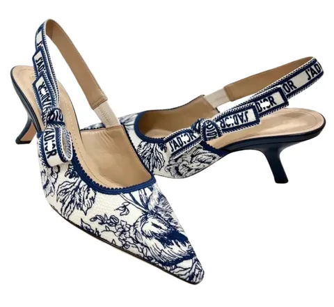 Dior High Heels - Toile Slingback