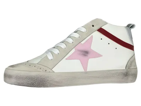 Golden Goose Shoes - White Pink Star