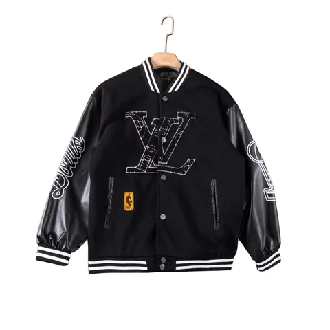LV Coat - Black Varsity