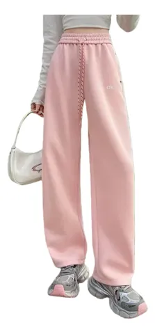 Alo Pants - Pink Wide-Leg