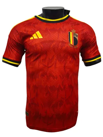 2026 World Cup Belgium Home Jersey Player Version
