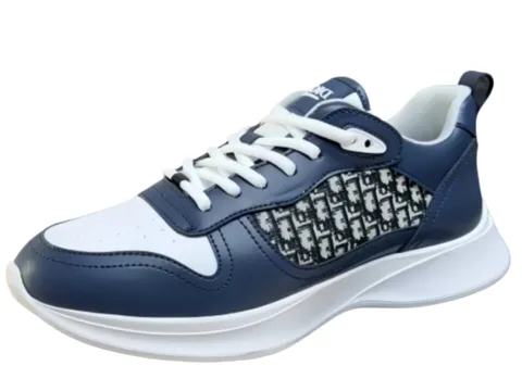 Dior B25 Runner - Navy & White Oblique