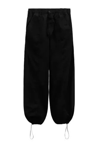 Zara Casual Pants - Black Parachute