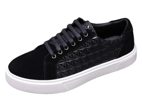 LV Casual - Black Suede Quilted