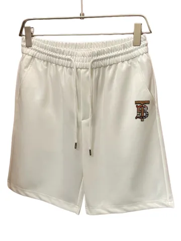 Burberry Shorts - White Tonal Logo