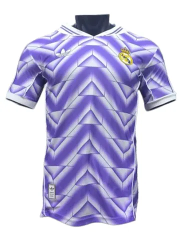 2526 Season Retro Purple Real Madrid Player Edition Jersey