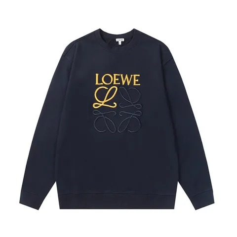 Loewe Hoodie - Navy Gold Logo