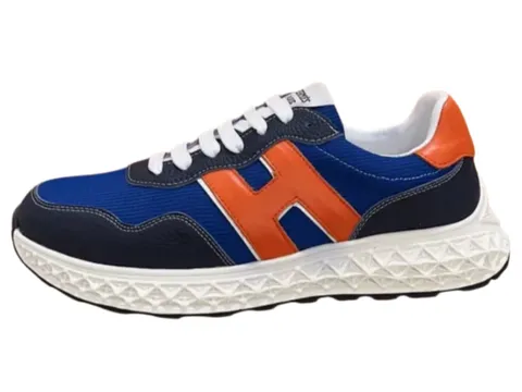 Hermes Shoes - Navy & Orange