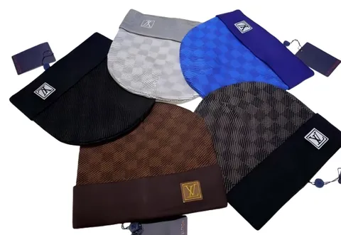 LV Knitted Hat - Beanie Multi-Colour