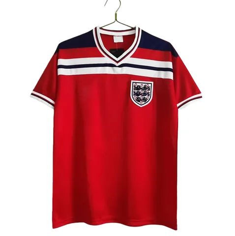 1982 season England away retro Fan version - Red
