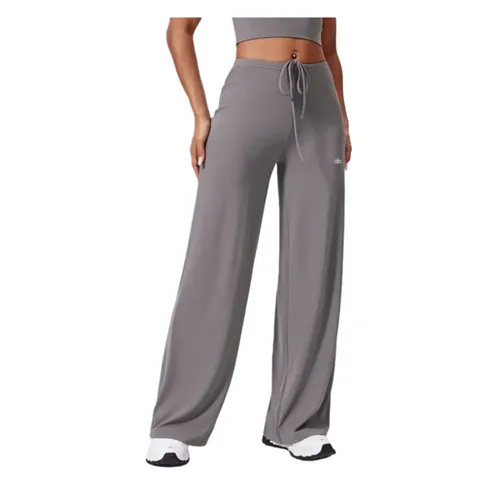Alo Pants - Grey Wide-Leg II