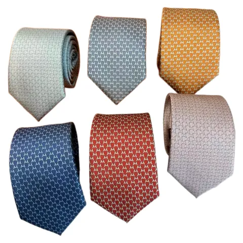 Hermes Tie - Pattern Tie Multi-Colour II
