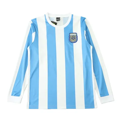 86 season Argentina home Long sleeved Fan version