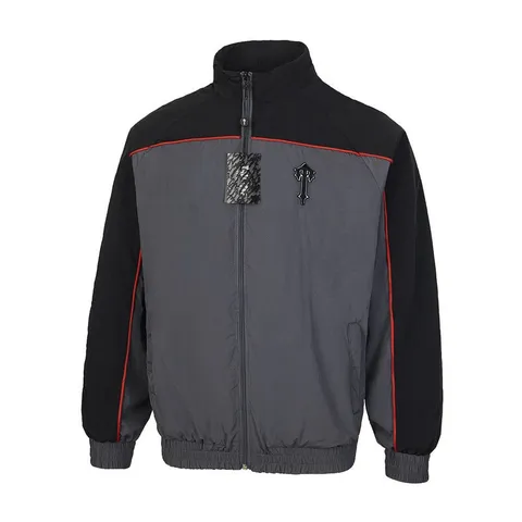 Trapstar Jacket - Grey & Black Track