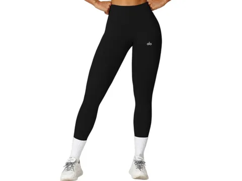 Alo Pants - Black Leggings, High-Waist II